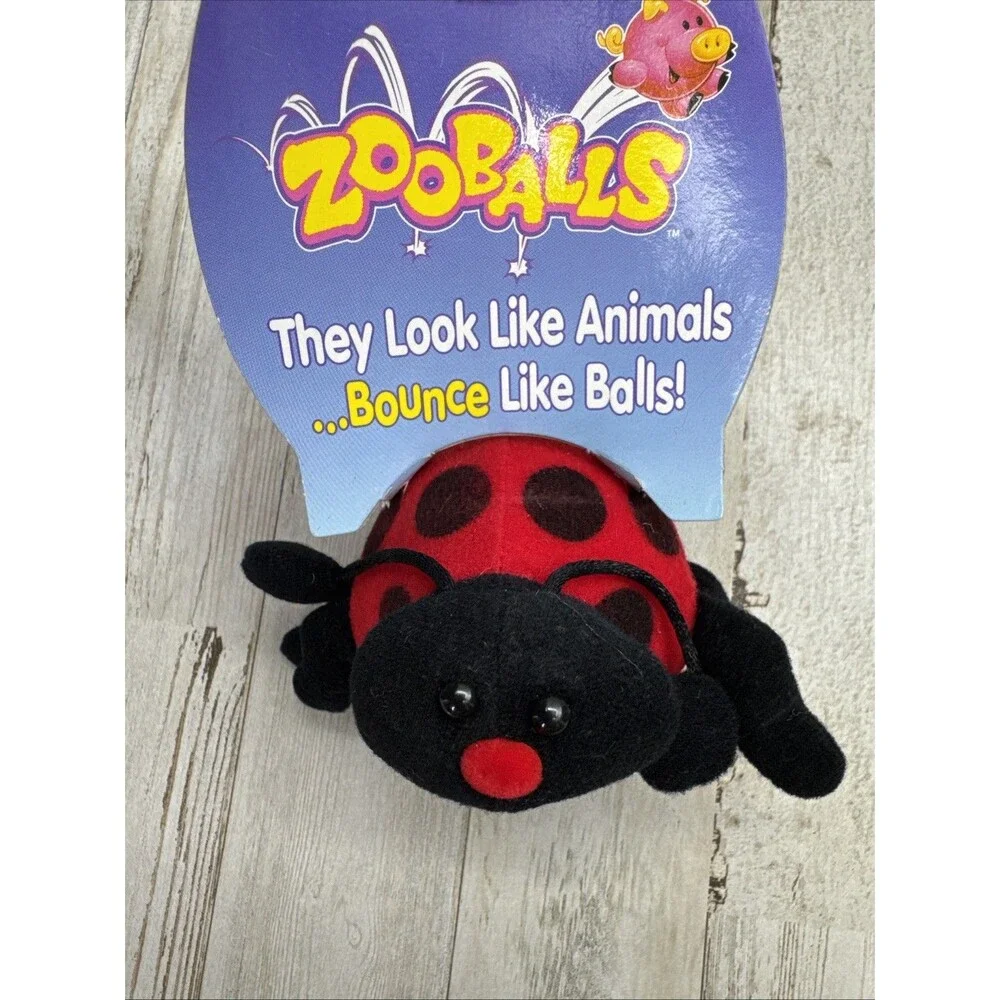 Assorted 1996 Tyco ZOOBALLS Lion Kangaroo Cow Dinosaur Bee Penguin Dog Pig Cat